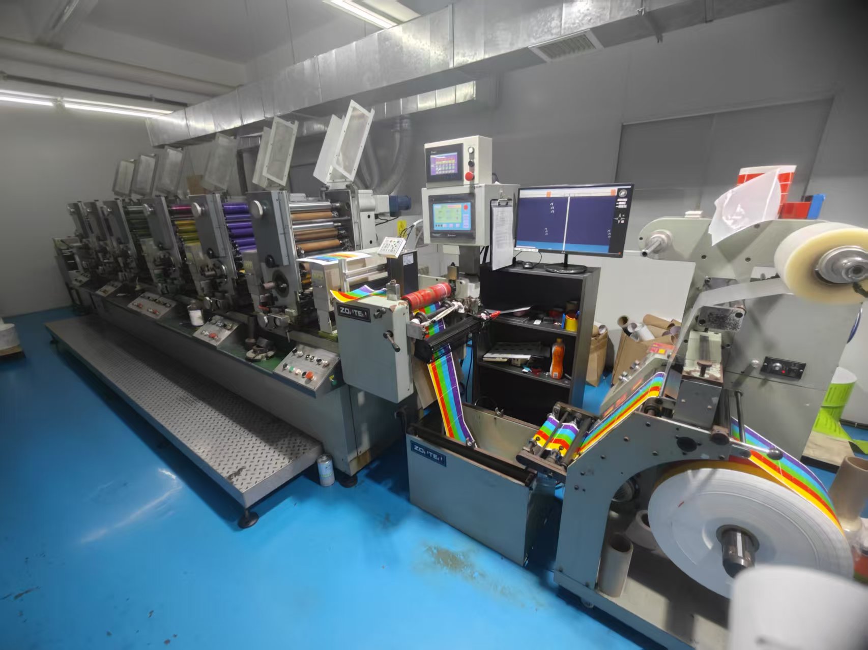 中天PS 6色印刷机